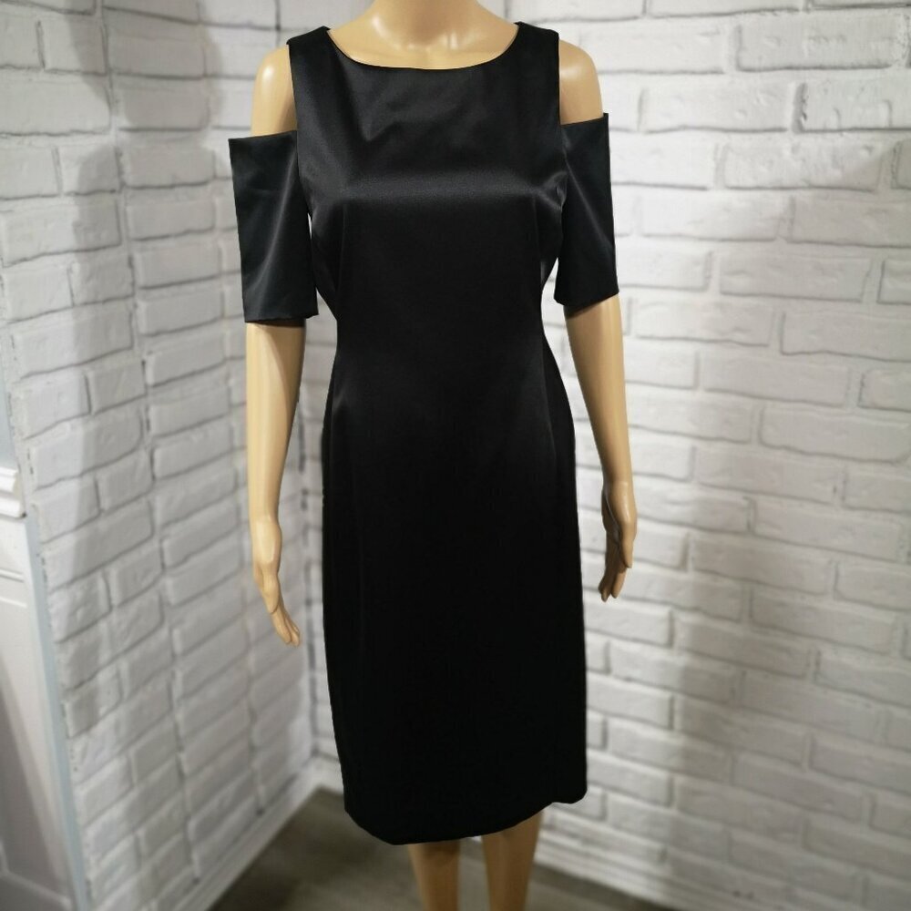 NWT InWear Ladies Size 38 (approx. US size 8) Black Cairo Shoulder Lined Dress